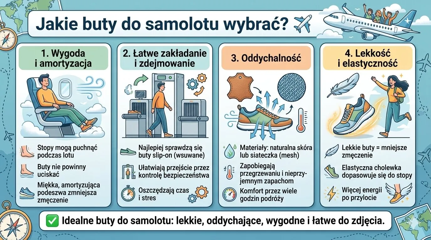 Jakie buty do samolotu wybrać?