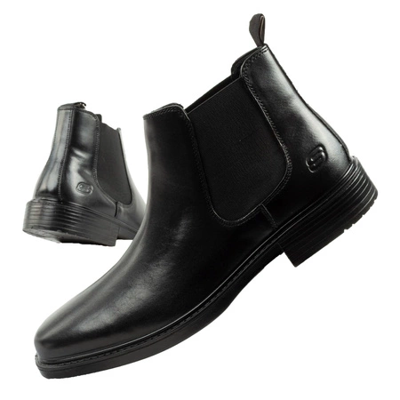 Skechers buty męskie sztyblety Miller-Boris eleganckie skórzane