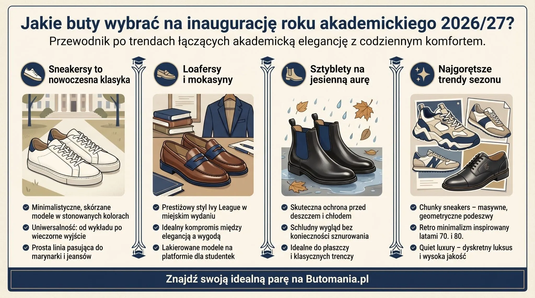 Jakie buty wybrać na inaugurację roku akademickiego 2026-2027?