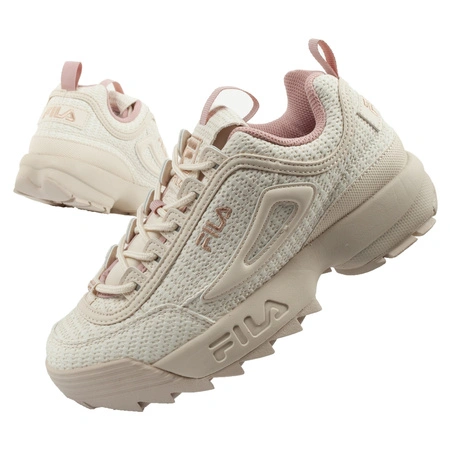 Fila Disruptor buty damskie sportowe sneakersy modne beżowe wygodne