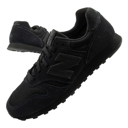 New Balance 373 buty sportowe męskie sneakersy modne czarne skórzane