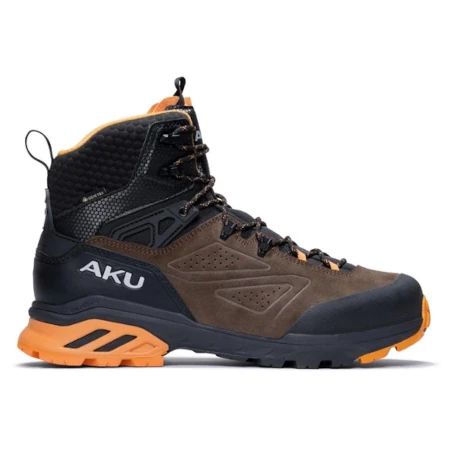 Aku buty trekkingowe męskie Reactive Gore-tex turystyczne za kostkę brązowe