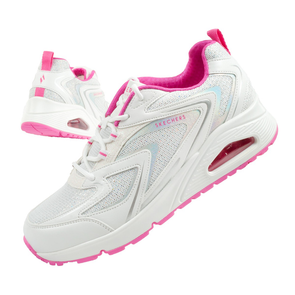 Buty damskie sportowe Skechers Uno-So Wavy [310555L/WPK] brokatowe