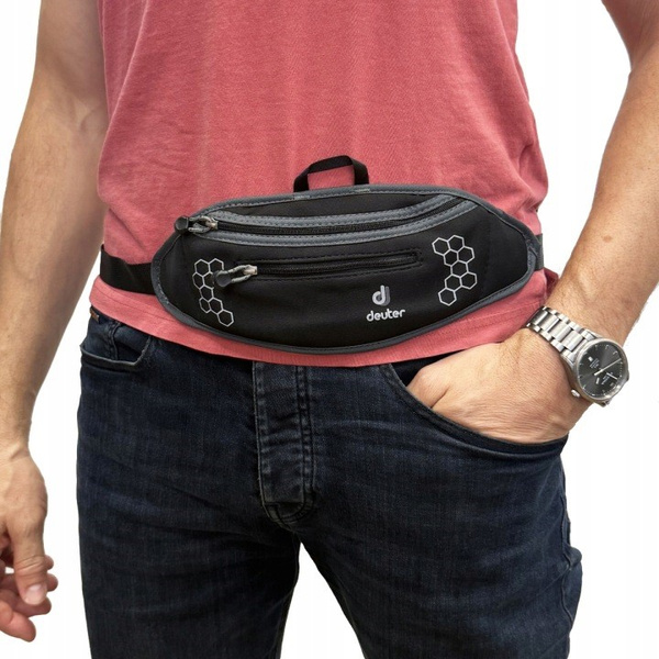 Deuter nerka saszetka Neo Belt na dokumenty pieniądze czarna