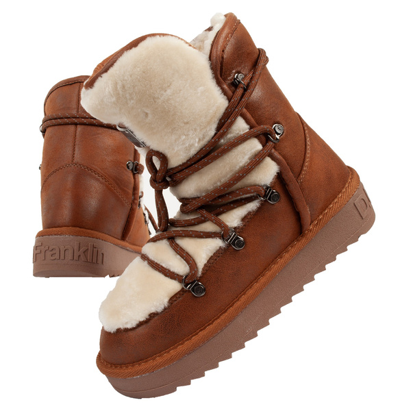Buty damskie zimowe D.Franklin [DFSH370005-CAME] rozmiar 36