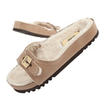 Buty klapki damskie Scholl Iconic MEG Taupe [F303171062] Futerko