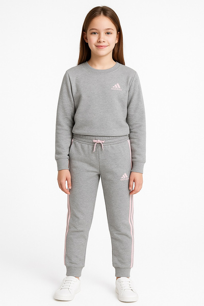 Spodnie Adidas Jr French terry 3 [HM8759]