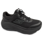 Skechers buty damskie sportowe Max Cushioning do biegania lekkie czarne