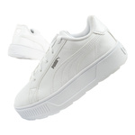 Puma Karmen buty sportowe sneakersy dziecięce białe platforma