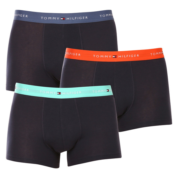 Tommy Hilfiger 3-Pack bokserki majtki męskie granatowe bawełna rozmiar M