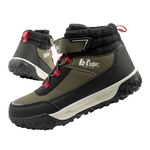 Lee Cooper buty zimowe śniegowce dziecięce na rzep ocieplane modne khaki