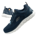 Skechers Track-Broader buty sneakersy sportowe męskie lekkie wygodne granatowe