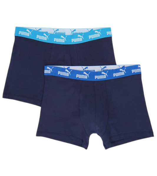 Puma bokserki majtki męskie 2-Pack granatowe wygodne bawełna