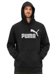 Puma bluza sportowa kangurka z kapturem męska czarna modna bawełniana