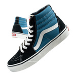 Vans Sk8-Hi buty sportowe damskie trampki skóra modne niebieskie