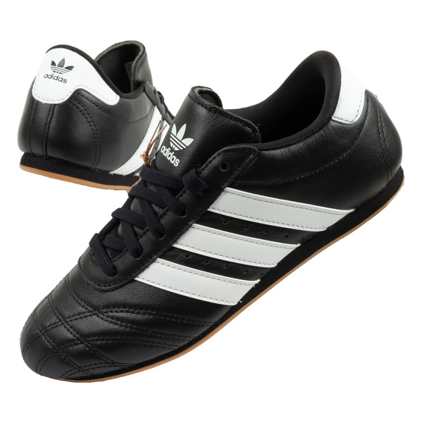 Adidas buty damskie sportowe Taekwondo Lace czarne modne skórzane