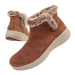 Buty zimowe damskie Skechers Go Walk [144660/CSNT]