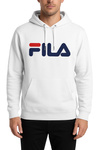 Fila bluza sportowa kangurka z kapturem męska biała modna bawełniana