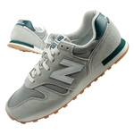 New Balance 373 buty sportowe męskie sneakersy modne szare skórzane szare zielone