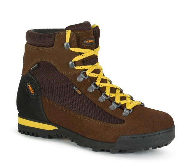 Aku buty sportowe trekkingowe damskie Slope GTX skórzane za kostkę brązowe rozmiar 37