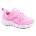 Skechers buty dziecięce sportowe Bounder różowe niemowlęce na rzep