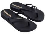 Ipanema klapki damskie japonki Bossa Soft V wygodne czarne modne