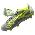 Puma Ultra 5 Play FG/AG buty piłkarskie korki piłka nożna lanki lekkie szare zielone