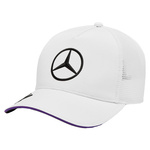 Mercedes czapka z daszkiem Mapf1 RP LH Trucker biała premium modna