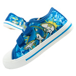 Leomil Sonic buty sportowe dziecięce tenisówki lekkie na rzep niebieskie