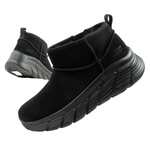 Skechers buty zimowe damskie botki za kostkę ocieplane skórzane