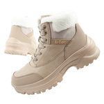 Lee Cooper buty sportowe damskie zimowe trekkingowe Lee Cooper ocieplane beżowe
