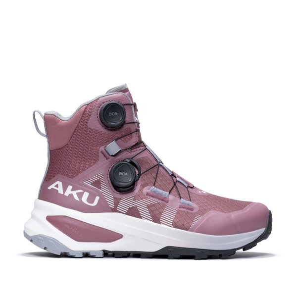 Aku buty damskie sportowe trekkingowe Furiosa BOA GTX Vibram modne różowe szare rozmiar 38