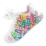 Skechers Uno Lite buty sneakersy sportowe damskie białe wygodne