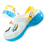 Crocs Smurfs klapki sandały chodaki damskie na platformie Smerfy