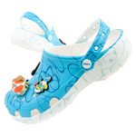 Crocs Smurfs klapki sandały chodaki damskie modne wygodne Smerfy
