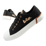 Lee Cooper buty sportowe damskie trampki z tkaniny stylowe czarne