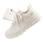 Buty sportowe sneakersy damskie Skechers Bobs B Flex modne beżowe
