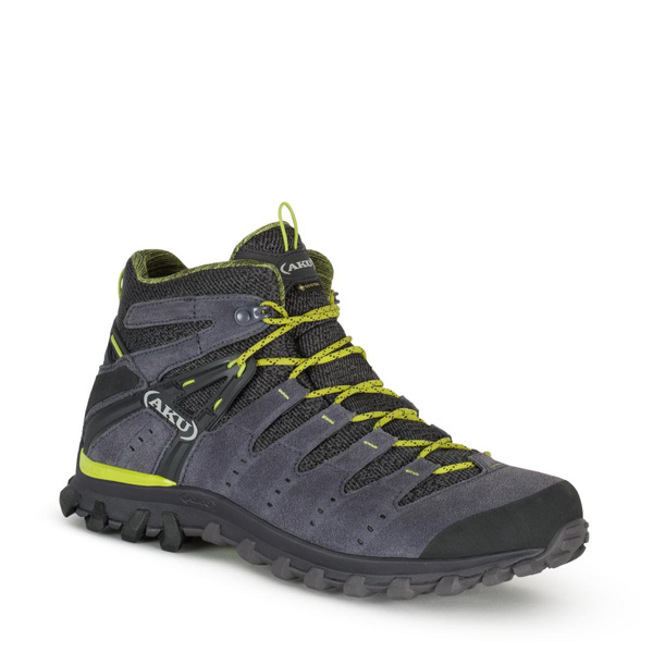 Aku Alterra Gore-tex buty trekkingowe męskie turystyczne lekkie szare zielone
