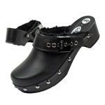 Buty klapki drewniaki Scholl Iconic [F307031004] skórzane chodaki