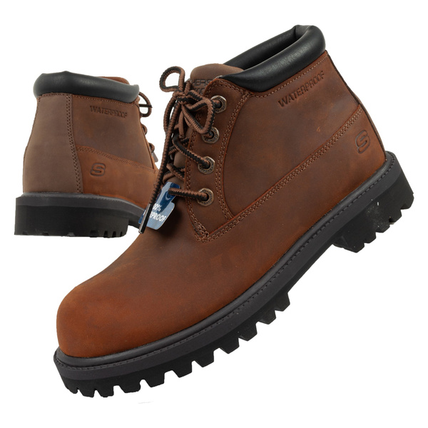 Buty męskie trapery Skechers [205274/CDB] wodoodporne