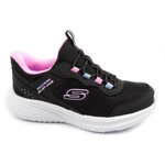 Skechers buty dziecięce sportowe Bounder Pro Slip-Ins wsuwane czarne