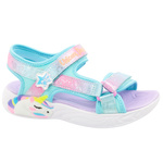 Skechers buty dziecięce sandałki Unicorn Dreams dla dziewczynki led
