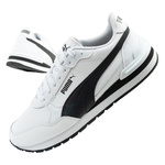 Puma ST Runner v4 buty sportowe sneakersy młodzieżowe białe skóra