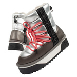Buty damskie zimowe D.Franklin [DFSH371006-SILV]