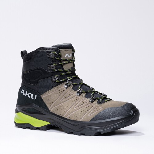 Aku buty sportowe trekkingowe męskie Adapta Gore-tex skórzane czarne zielone rozmiar 42