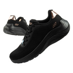 Skechers buty damskie sportowe Bobs Squad Waves czarne lekkie modne