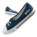 Lee Cooper buty trampki damskie sportowe niebieskie wsuwane baleriny
