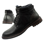 Wrangler George  buty męskie sztyblety trzewiki eleganckie modne czarne