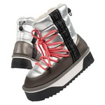 Buty damskie zimowe D.Franklin [DFSH371006-SILV]