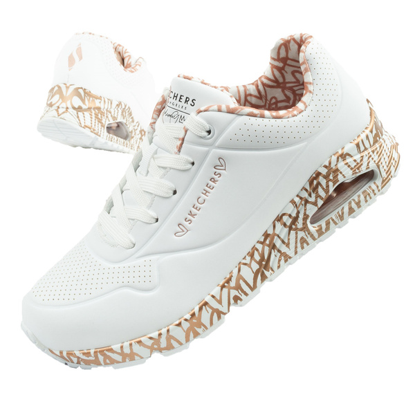 Buty damskie sportowe Skechers Uno - Loving Love [155506/WTRG]
